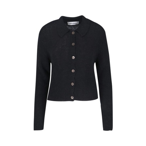 Our Legacy Cropped Top With Classic Collar And Button-Down Front - NWT